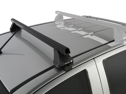 Kit 1 barre de toit avant Heavy Duty noire 1375mm série 2500 Isuzu D-Max Gen II TF 2012-2020