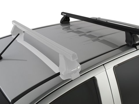 Kit 1 barre de toit arrière Heavy Duty noire 1375mm série 2500 Isuzu D-Max Gen II TF 2012-2020
