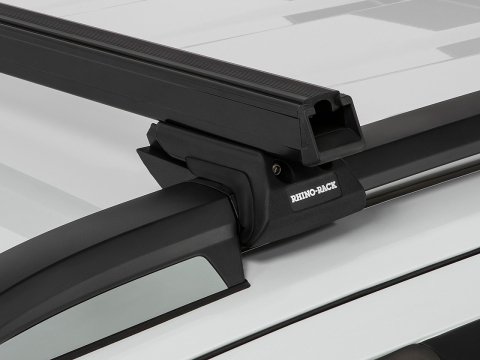 Kit 2 barres de toit noire HD 1250mm pieds CXB Heavy Duty