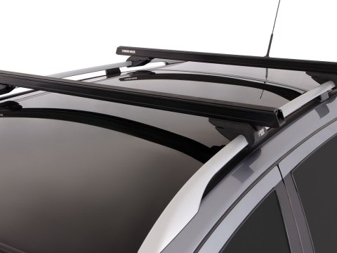 Kit 2 barres de toit noire HD 1250mm pieds CXB Heavy Duty
