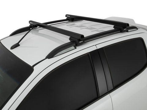 Kit 2 barres de toit noire HD 1250mm pieds CXB Heavy Duty
