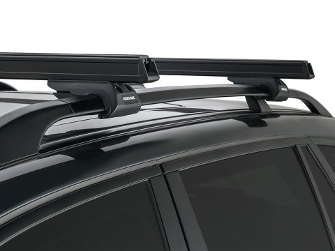 Kit 2 barres de toit noire HD 1250mm pieds CXB Heavy Duty