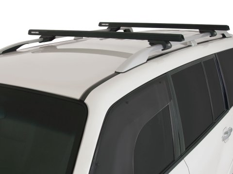Kit 2 barres de toit 1375mm noire CXB Heavy Duty pour montage avec barres de toit d'origine