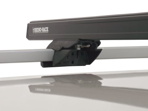 Kit 2 barres de toit 1375mm noire CXB Heavy Duty pour montage avec barres de toit d'origine