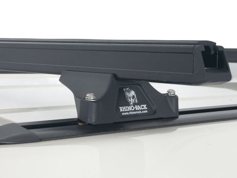 Kit 2 barres de toit noire 1375mm Heavy Duty RLTP Trackmount Land Rover Discovery 3 & 4 2005-2017