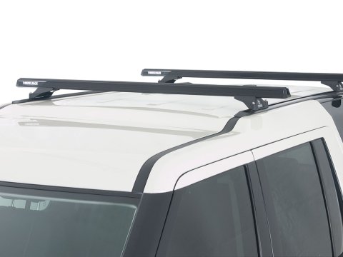 Kit 2 barres de toit noire 1375mm Heavy Duty RLTP Trackmount Land Rover Discovery 3 & 4 2005-2017