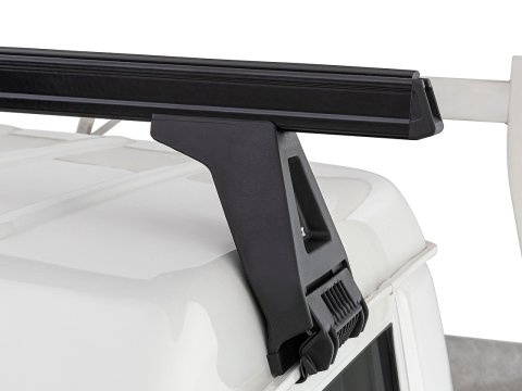 Kit 1 barre de toit noire Heavy Duty 1500mm avec pied RCL150