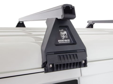 Kit 2 barres de toit noire Heavy Duty 1500mm avec pieds RL150