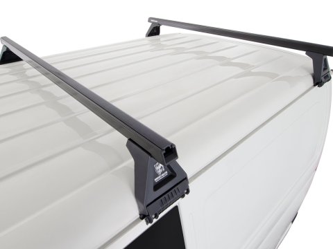 Kit 2 barres de toit noire Heavy Duty 1500mm avec pieds RL150