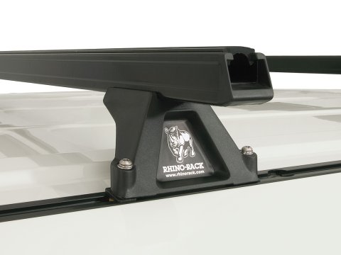 Kit 2 barres de toit noire Heavy Duty 1500mm avec pieds RLTF Hyundai iLoad/iMax 2008-2021