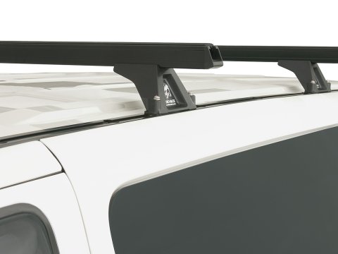 Kit 2 barres de toit noire Heavy Duty 1500mm avec pieds RLTF Hyundai iLoad/iMax 2008-2021