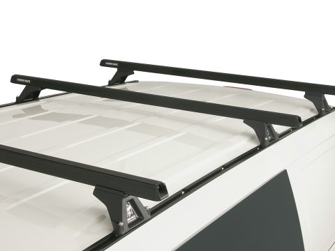 Kit 3 barres de toit noire Heavy Duty 1500mm avec pieds RLTF Hyundai iLoad/iMax 2008-2021