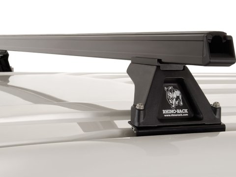 Kit 3 barres de toit noire Heavy Duty 1500mm avec pieds RLTF Volkswagen Caravelle/Multivan/Transporter T5/T6