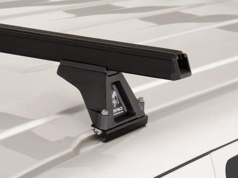 Kit 3 barres de toit noire Heavy Duty 1500mm avec pieds RLTF Volkswagen Caravelle/Multivan/Transporter T5/T6