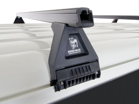 Kit 3 barres de toit noire Heavy Duty 1500mm avec pieds RL150 Toyota Hiace Gen IV H10 1989-2005