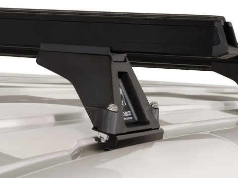 Kit 4 barres de toit noire Heavy Duty 1500mm avec pieds RLTF Volkswagen Caravelle/Multivan/Transporter T5/T6