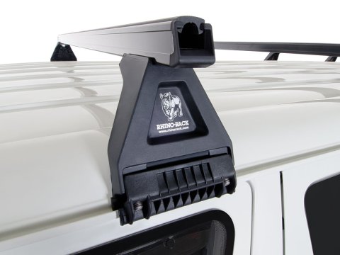 Kit 4 barres de toit noire Heavy Duty 1500mm avec pieds RL150 Toyota Hiace Gen IV/V