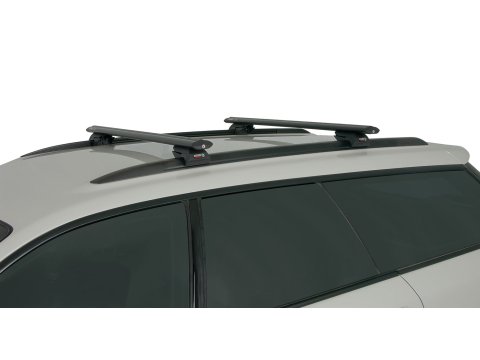 Kit 2 barres de toit noire Vortex 1065mm avec pieds SX Subaru Outback Gen III 2003-2009