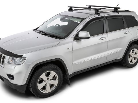 Kit 2 barres de toit noire Vortex 1370mm série 2500 Jeep Grand Cherokee WK2 2011-2022