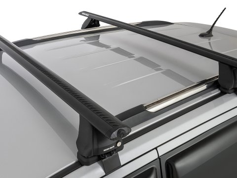 Kit 2 barres de toit noire Vortex 1370mm série 2500 Jeep Grand Cherokee WK2 2011-2022