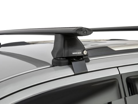 Kit 2 barres de toit noire Vortex 1370mm série 2500 Jeep Grand Cherokee WK2 2011-2022