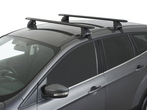 Kit 2 barres de toit noire Vortex 1370mm2500