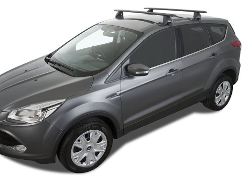 Kit 2 barres de toit noire Vortex 1370mm2500