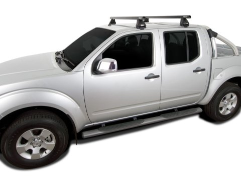 Kit 2 barres de toit Heavy Duty noire 1375mm série 2500 Nissan Navara D40 (ST/ST-X) 2005-2015
