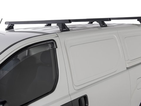 Kit 3 barres de toit noire Heavy Duty 1500mm avec pieds RLTF Hyundai iLoad 2008-2021