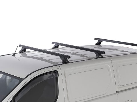 Kit 3 barres de toit noire Heavy Duty 1500mm avec pieds RLTF Hyundai iLoad 2008-2021