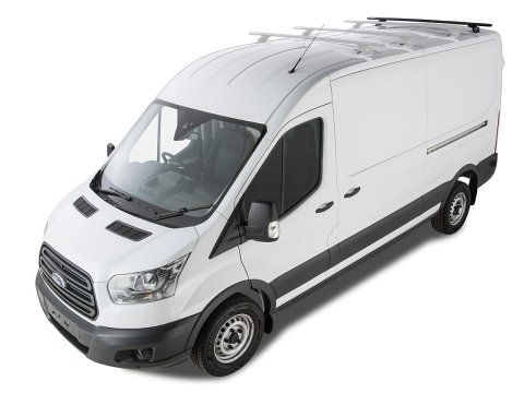 Kit 1 barre de toit noire 1800mm Vortex avec pieds RLTP Ford Transit 2014-