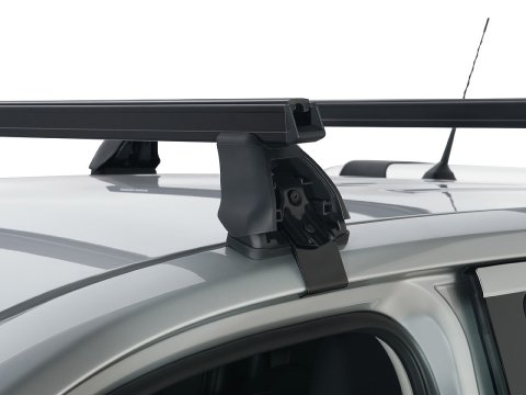 Kit 2 barres de toit Heavy Duty noire 1250mm série 2500 Nissan Navara NP300 2015-2021