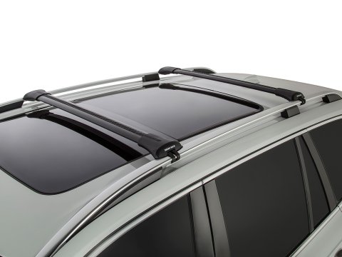 Kit 2 barres de toit noire Vortex 845mm montage StealthBar