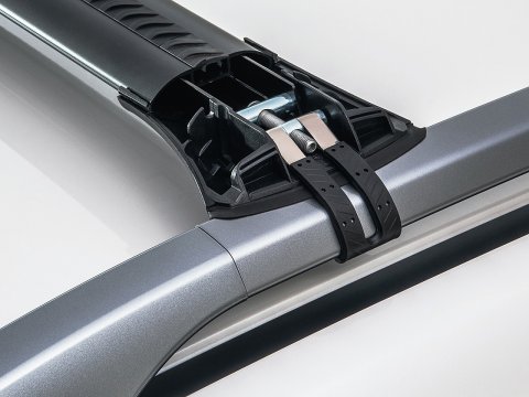 Kit 2 barres de toit noire Vortex 845mm montage StealthBar