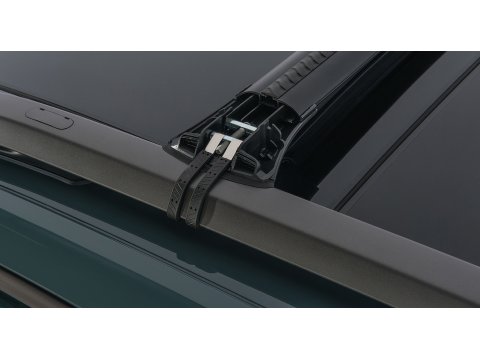 Kit 2 barres de toit noire Vortex montage StealthBar