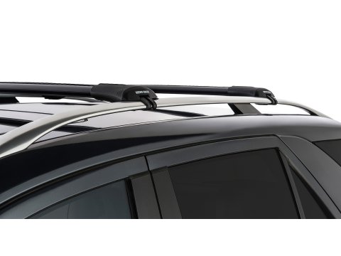 Kit 2 barres de toit noire Vortex montage StealthBar Mercedes Benz M Class W164 2005-2012
