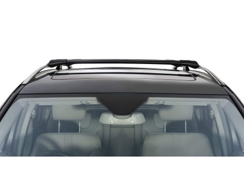 Kit 2 barres de toit noire Vortex montage StealthBar Mercedes Benz M Class W164 2005-2012