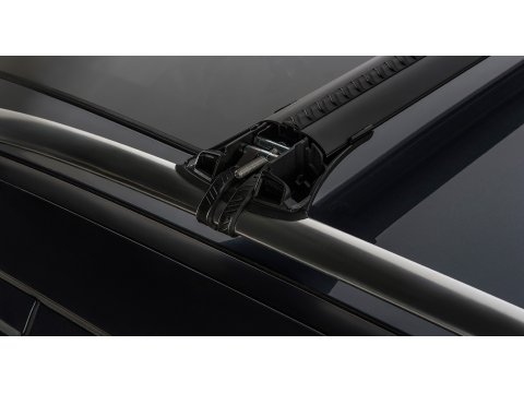 Kit 2 barres de toit noire Vortex montage StealthBar Mercedes Benz M Class W164 2005-2012