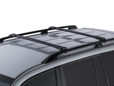 Kit 2 barres de toit noire 965 mm Vortex montage StealthBar Toyota Land Cruiser série 200 2007-2021