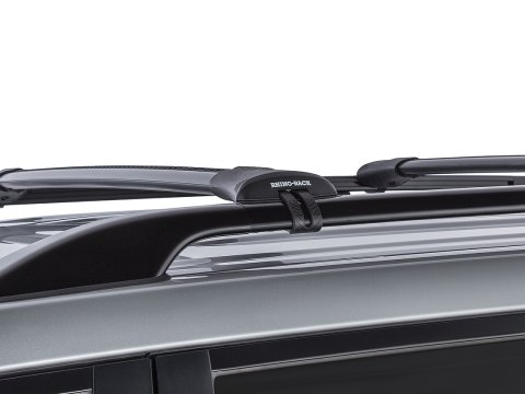 Kit 2 barres de toit noire 965 mm Vortex montage StealthBar Toyota Land Cruiser série 200 2007-2021