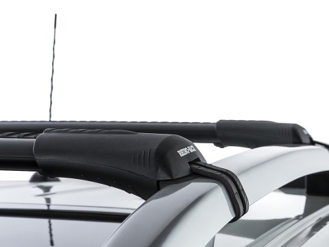 Kit 2 barres de toit noire 845 mm Vortex montage StealthBar