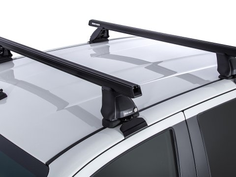 Kit 2 barres de toit Heavy Duty noire 1250mm série 2500 Toyota Hilux Revo 2015-