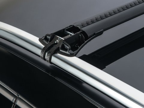 Kit 2 barres de toit noire 905 / 965 mm Vortex montage StealthBar
