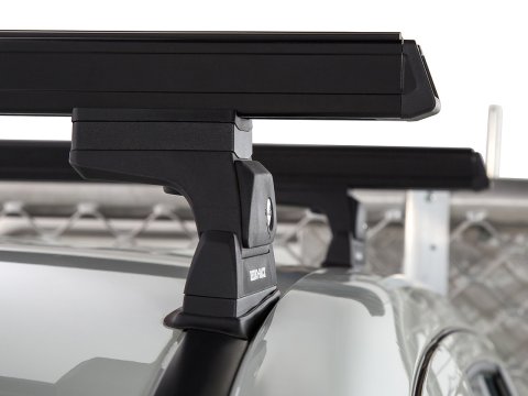 Kit 2 barres de toit noire 1250 mm Heavy Duty RLT600 Ditch Mount Mitsubishi L200 Gen V MQ/MR 2015-