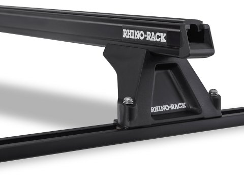 Kit 2 barres de toit noire 1250mm Heavy Duty RLTP Trackmount Opel Combo SB 1996-2002
