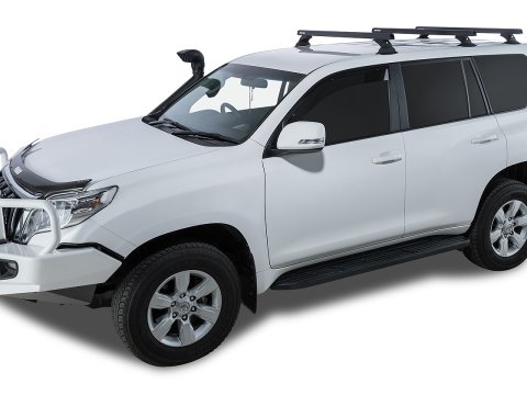 Kit 3 barres de toit noire 1250mm Heavy Duty RCH Toyota Land Cruiser série 150 2009-