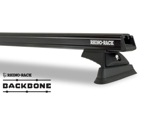 Kit 3 barres de toit noire 1500mm RCL Rhino-Rack Backbone Heavy Duty Jeep Wrangler JL 2019-