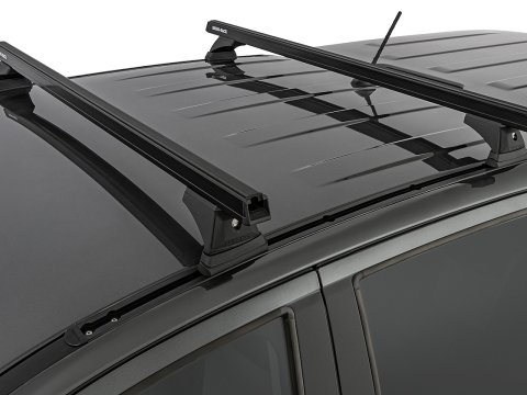 Kit 2 barres de toit noire 1250mm Heavy Duty RCH