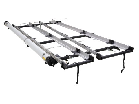 Système de porte-échelle double multi-coulissant 3 0 m avec conduit Volkswagen Transporter T5 2004-2015