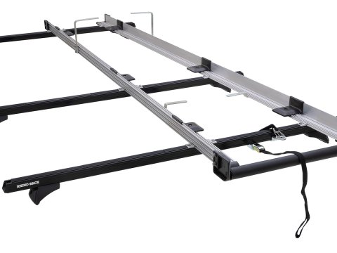 Porte-échelle multi-coulissant 2 6 m avec rouleau de 680 mm Volkswagen Transporter T5 2004-2015